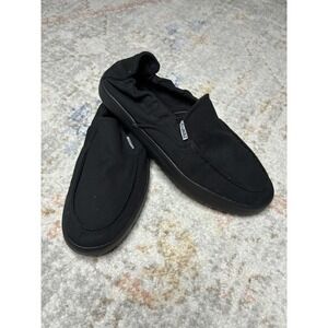 Cull4U Black Canvas Slip On Shoes Gorpcore Casual Minimalist Comfort Sz 9 Women
